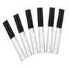 6Pcs 2ML Empty Clear Plastic Eyeliner Tube Container Mascara Bottles Makeup Eyelashes Tube Eyeliner Vials with Rubber Plug and Black Lid Eyelash Growth Oil Storage Holder Eye Gloss Liquid Tube view 1