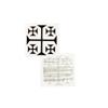 10 x Jerusalem Cross Tattoo in Black - Temporary Skin Tattoo (10) view 2