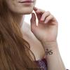 10 x IHS Tattoo Lettering in black - Iesus Hominum Salvator - Temporary Skin Tattoo (10) view 2