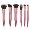 MODA Limited Edition 6PC Rose Makeup Brush Kit, Includes - Powder, Angle Blender, Complexion, Diffuser, Shadow, and Smoky Eye Brushes view 1