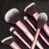 MODA Limited Edition 6PC Rose Makeup Brush Kit, Includes - Powder, Angle Blender, Complexion, Diffuser, Shadow, and Smoky Eye Brushes view 2