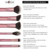 MODA Limited Edition 6PC Rose Makeup Brush Kit, Includes - Powder, Angle Blender, Complexion, Diffuser, Shadow, and Smoky Eye Brushes view 4