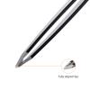 Amazon Basics Tweezers for Facial Hair, Eyebrows, Eyelashes - Set of 4, Professional Stainless Steel Travel Case, Black view 3