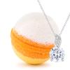 Halloween Trick or Treat! Bath Bomb and Jewelry Surprise Deluxe X Large 9 oz Bath Bombs Fizzies Made in USA, Cruelty Free! Candy Corn Pendant view 2