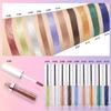 Coalitione Liquid Eyeshadow 12 Colors Long Lasting Waterproof Shining Shimmer Glitter Eyeline liquid Matte Eyeshadow,Girls Silver Liquid Eyeshadow for Party Festival Makeup Beauty view 2