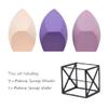 Makeup Sponge Blender & Holder, SOFT Beauty Makeup Blender Puff Foundation Face Sponges Set, Applicator Beauty Blending Blenders with 1 Sponge Holder, Concealer Sponge for Liquid Powder Sunscreen view 2