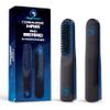 Beard Straightener, New Improved Charging Cable(USB C), Cordless Beard and Hair Straightening Comb, Rechargeable, Portable, and Durable. Beard comb for men, Grooming Accessory for Men (Black and Blue) view 1