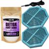 Cell Spa 2 Pack CS-900 Twice Powerful 6.5" x 5.5" Ion Detox Foot Bath Arrays Coil Stainless Steel Aqua Ionic Cleanse Array Compatible With Most 1/4" Plug Type Detox Machines (LAVENDER) view 1