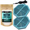 Cell Spa 2 Pack CS-900 Twice Powerful 6.5" x 5.5" Ion Detox Foot Bath Arrays Coil Stainless Steel Aqua Ionic Cleanse Array Compatible With Most 1/4" Plug Type Detox Machines (EUCALYPTUS) view 1