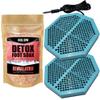 Cell Spa 2 Pack CS-900 Twice Powerful 6.5" x 5.5" Ion Detox Foot Bath Arrays Coil Stainless Steel Aqua Ionic Cleanse Array Compatible With Most 1/4" Plug Type Detox Machines (HIMALAYAN) view 1