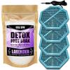 Cell Spa 4 Pack CS-900 Twice Powerful 6.5" x 5.5" Ion Detox Foot Bath Arrays Flat Coil Stainless Steel Aqua Ionic Cleanse Array Compatible With Most 1/4" Plug Type Detox Machines (LAVENDER) view 1