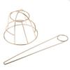 French Hair Bun Cover Cap Holder Creative Hair Cuff Hair Stick Hair Pin Bowl-shaped Hollow Hair Clip Bun Holder Bun Cage for Women Hair Updo (Gold) view 1