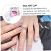 2pcs Nail Glass Crystal Cup Nail Crystal Glass Cup Nail Art Glass Dish Nail Crystal Container Nail Art Supplies Nail Liquid Container Nail Art Cup view 4