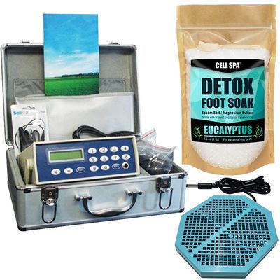 Cell Spa, Fir Belt Chi Ionic Ion Detox Machine Foot Bath Aqua Spa Cleanse With Twice Powerful CS-900 Array (EUCALYPTUS)