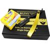 BezNY Straight Edge Barber Razor - Professional Straight Razors For Men Shaving, Beard Shaping & Haircut (100 Blades) - Gold, Black - Men's Department - Men, Women view 1