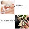 100pcs Tweezers Beads Tweezer DIY Craft Tweezers Jewelry Making Beading Projects Nail Art Salon Rhinestone Tweezers Colorful view 2