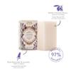 Panier des Sens - Lavender Bar Soap - Moisturizing Gentle Scented Soap Bar - Natural Soap with Sweet Almond - 97% Natural Ingredients Made in France - Vegan Friendly - Body & Hand Soap Bars 2x5.3 oz view 2
