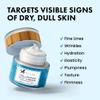 Eclat Skincare Hyaluronic Acid Cream  Hydrating Moisturizer with Ceramides & Vitamin B5 - Hyaluronic Acid Moisturizer for Soothing Dull & Dry Skin - Anti Aging Face Cream for Women and Men 50 ml view 3