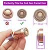Replacement Heads for Finishing Touch Flawless Generation 2 Facial Hair Remover, 2 Count view 3