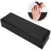 Nail Art Hand Rest Pad Pillow Manicure Hand Pad Professional Salon Nail Art Cushion for Nail Art Cushion Pillow Washable Manicure Tools Salon Practice Hand Holder(Black) view 3