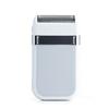 Pop Sonic Zip Compact Electric Razor for Men, Portable Rechargeable Foil Shaver, Wet Dry Cordless Travel Shaver, Water Resistant Pocket Size Beard and Face Shaver for Sensitive Skin, White Grey view 1