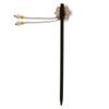 18cm Chinese Hair Stick Stylish Wood Traditional Flower Hairpin Tassel Beads 2 view 2
