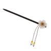 18cm Chinese Hair Stick Stylish Wood Traditional Flower Hairpin Tassel Beads 2 view 3