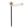 18cm Chinese Hair Stick Stylish Wood Traditional Flower Hairpin Tassel Beads 2 view 4