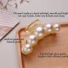 Hair Clips for Women,Large Pearl Hair Claw Clip Set Strong Hold No Slip, Banana Jaw Clip Barrettes,Hair Accessories Birthday Wedding Valentine's Day Gift for Girl Wife Styling Thick Thin (4 PCS) view 4