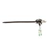 18cm Chinese Hair Stick Stylish Wood Traditional Flower Hairpin Tassel Beads 3 view 1
