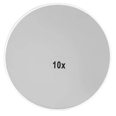 10x Magnified Mirror Durable ABS + Glass Magnifying Mirror, Vanity Mirror, Makeup Lovers for Professional Makeup Artist