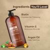 Botanic Hearth Biotin Shampoo with 100% Pure Ginger Oil | Sulfate & Paraben | Free | Enriched with Turmeric Extract, Argan Oil & Vitamin E | for All Hair Types | 16 Fl. Oz view 3