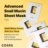 COSRX Snail Mucin Sheet Mask 10 EA with Snail Mucin Serum, Self Care, Face Masks for Dry, Sensitive Skin, Not Tested on Animals, No Parabens, No Sulfates, Korean Skin Care, Stocking Stuffers view 2