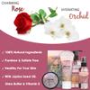 Aqua Elegante Spa Basket For Women - Deluxe Bath Set with Wash, Bubble Bath, Lotion, Salts, Body Scrub, Towel, Shower Puff, Bathbombs, Reusable Basket, Gifts for Mom, Wife, Her - Rose Oil & Orchid view 4