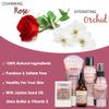 Aqua Elegante Full Spa Gift Set - 15 Piece Premium Bath Basket with Wash, Bubbles, Lotion, Salts, Body Scrub, Towel, Shower Puff, Bathbombs, Reusable Basket, Gifts for Women - Rose Oil & Orchid view 4