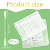 100Pcs Lips Oil Cotton Swabs Disposable Oil Q-tip Applicators for Protect Lip Gum Anti-Dry Moisture Use Before Teeth Whitening view 2