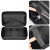 Protective Case Holds 2pcs Hair Clippers, Barber Storage Compatible with Ufree/ for Novah/ for Jack & Rose/ for FADEKING Beard Trimmer Kit, All-in-One Organizer for Shaver Set-Black Case+Black Zipper view 3