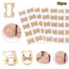 Ingrown Toenail Correction Patch, 50 Pcs Glue-free Ingrown Toenail Stickers Ingrown Curved Toenail Lifter Foot Care Stickers, Professional Ingrown Toenail Pedicure Tool for Keep Nail Healthy view 2