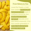 Lemon Peel (Citrus Limon) Powder by mi nature| 100% Pure and Natural | 227g,(8oz), (1/2 lb) | Vegan | Non-GMO | For Skin care | Used for Soap making | Stimulate hair growth view 2
