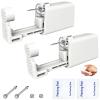 2 Pack Self Nose Piercing Gun Self Nose Piercing Gun Kit Safety Nose Piercing Gun Kit Tool with Nose stud (Silver) view 1
