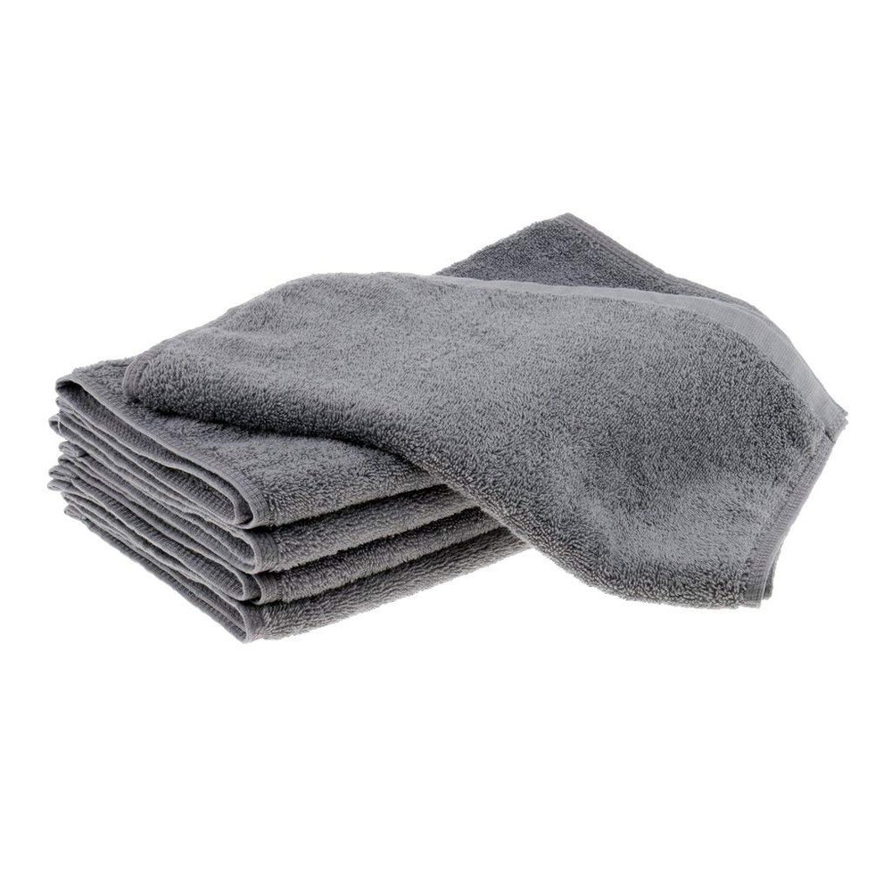 Backbayia 5 Pieces Cotton Hand Towels Absorbent Quick-Dry Bathroom Towel for Bath, Spa, Salon
