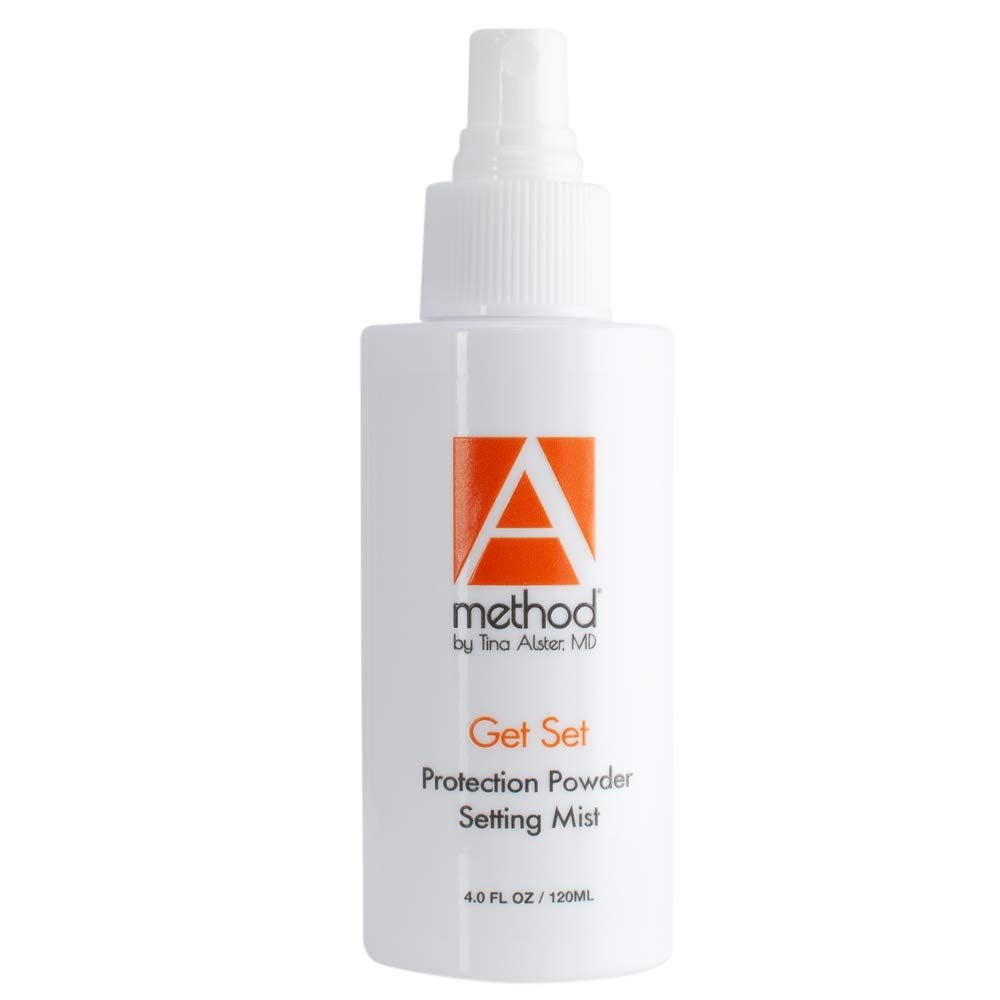 A Method The Get Set Setting Mist by Tina Alster, MD  4.0 Oz, Antioxidant Skin Freshening Setting Mist