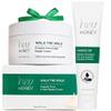 Hey Honey Skincare Hands & Feet Haydration Treatment Gift Set | Spa Grade Home Treatment For Extremely Dry Skin | Instant Relief For Cracked Elbows, Feet and Heels | 7.5 Oz view 1