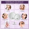 20X & 15X Magnifying Makeup Mirror Set with 3 Suction Cups Each - Compact & Travel Ready & Large Hand Held Mirror with Comfy Handle for Women and Men - Personal Barber Haircut Mirror view 4