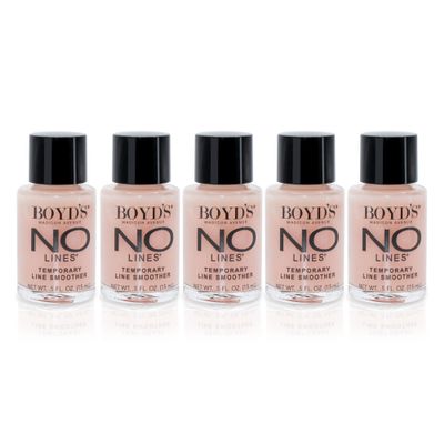 Boyd's Renoir No Lines Temporary Wrinkle Remover- For Forehead, Eyes, Lips, 0.5 fl oz (5-Pack)
