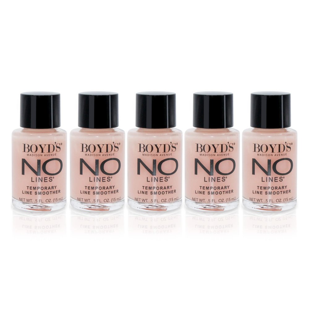 Boyd's Renoir No Lines Temporary Wrinkle Remover- For Forehead, Eyes, Lips, 0.5 fl oz (5-Pack)