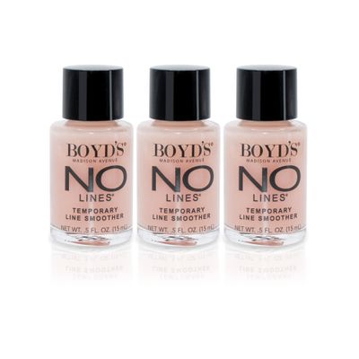 Boyd's Renoir No Lines Temporary Wrinkle Remover- For Forehead, Eyes, Lips, 0.5 fl oz (3-Pack)