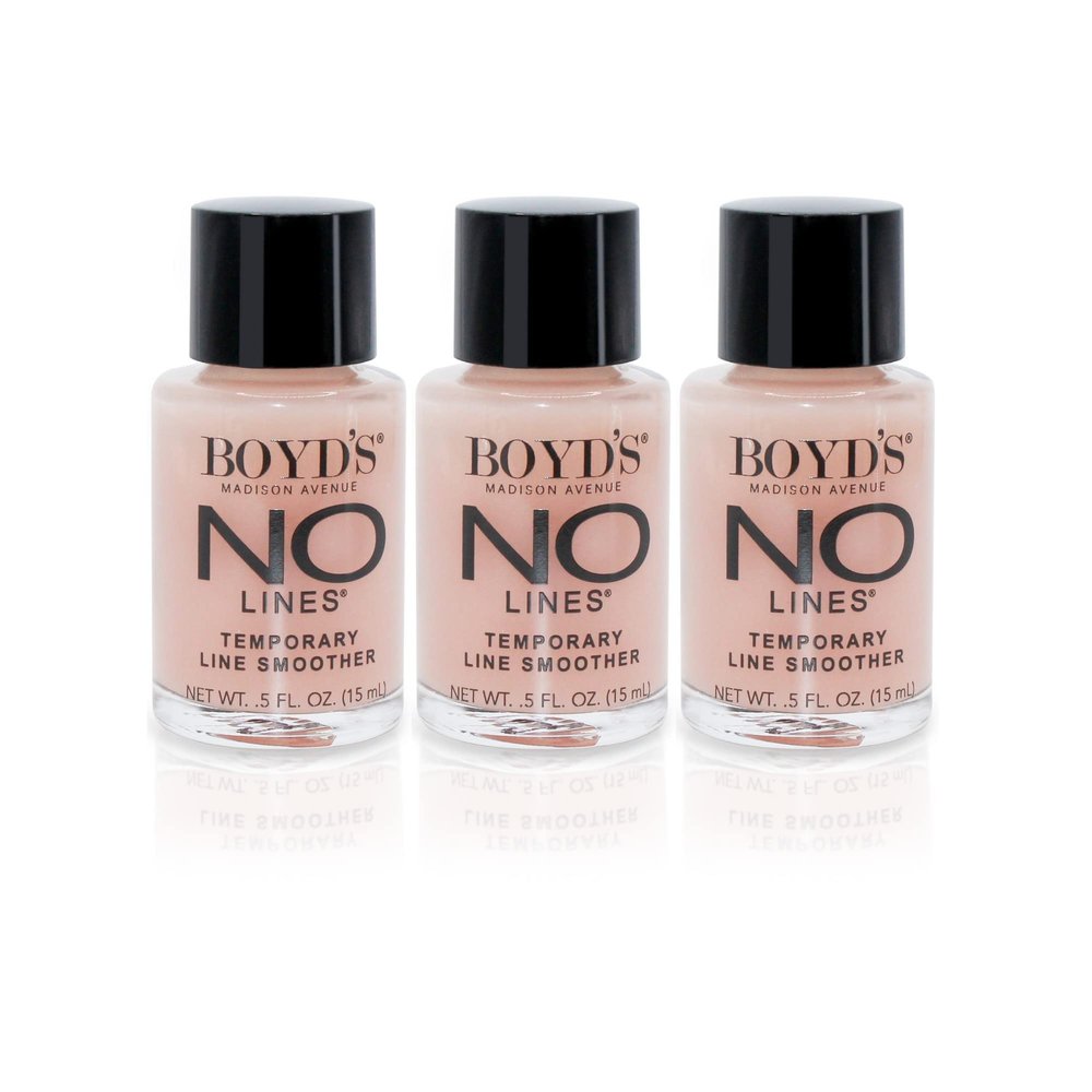 Boyd's Renoir No Lines Temporary Wrinkle Remover- For Forehead, Eyes, Lips, 0.5 fl oz (3-Pack)