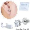 2 Pack Self Ear Piercing Gun Earring Disposable Piercing Kit No Pain Easy Use Ear Piercing Gun Kit Tool with Stud (White) view 2
