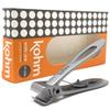 KOHM Nail Clippers for Thick Nails - Heavy Duty, Wide Mouth Professional Fingernail and Toenail Clippers for Men, Women & Seniors, Silver view 1